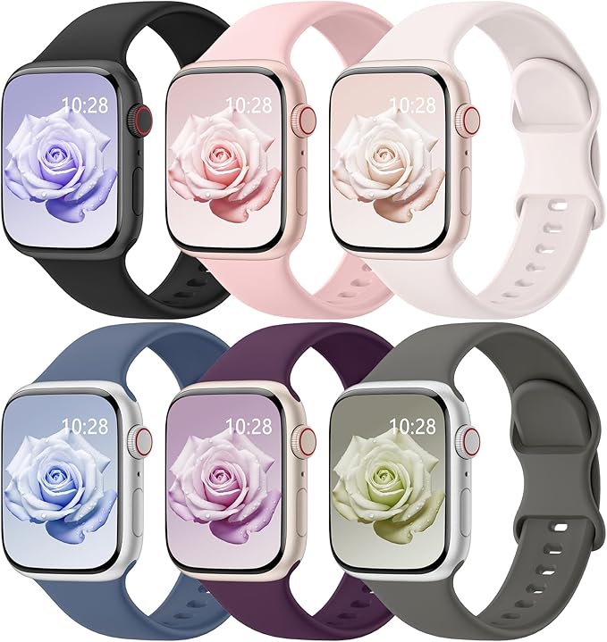 6 Pack Sport Bands Compatible by HEARTBOOM