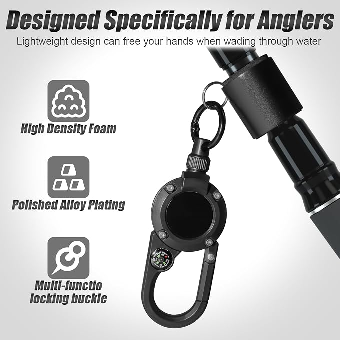 Fishing Rod Clip, Wearable Fishing Rod Holder, Portable Fishing Rod Accessory - Image 3