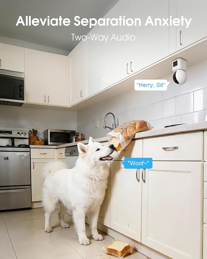 ARCCTV Dual Lens Indoor Security Camera, 2.5K WiFi 6 Pet Camera - Image 4