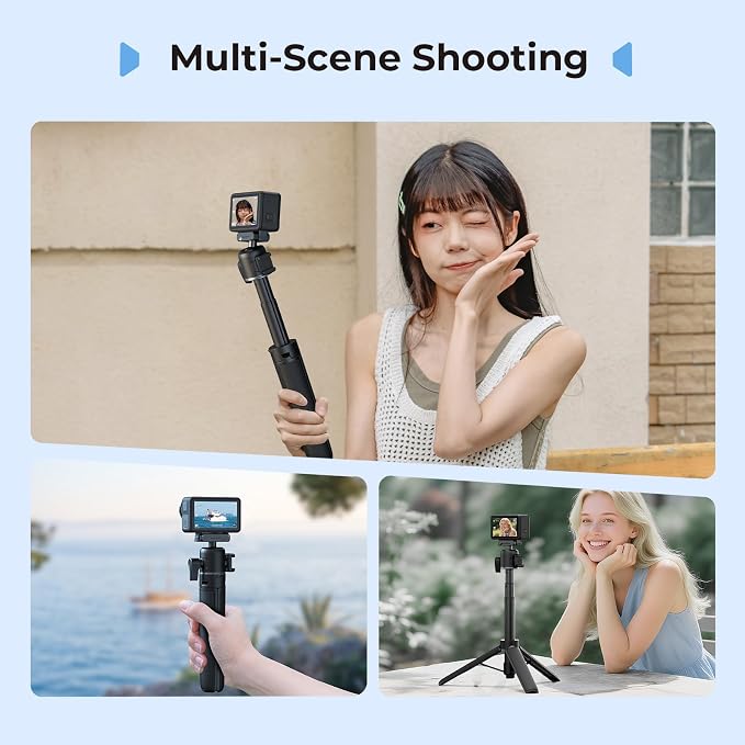 SmallRig Action Camera Selfie Stick Tripod, 7.8-21.6in Extendable, 360° Ball - Image 9