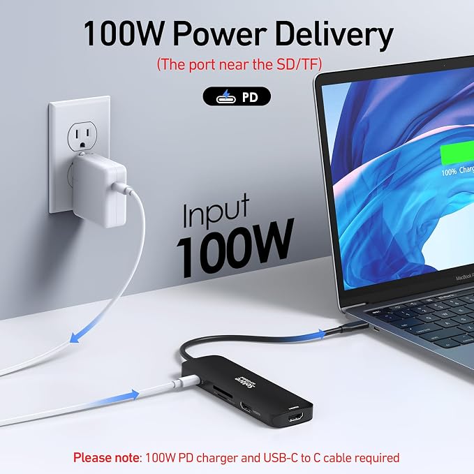 USB C Docking Station Dual HDMI Monitor, USB C to Dual HDMI Adapter - Image 5
