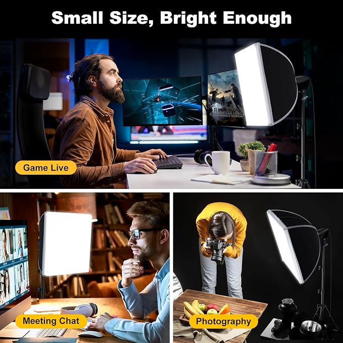LINCO Lincostore Softbox Photography Lighting Kit 16'' x 16'' Professional - Image 8