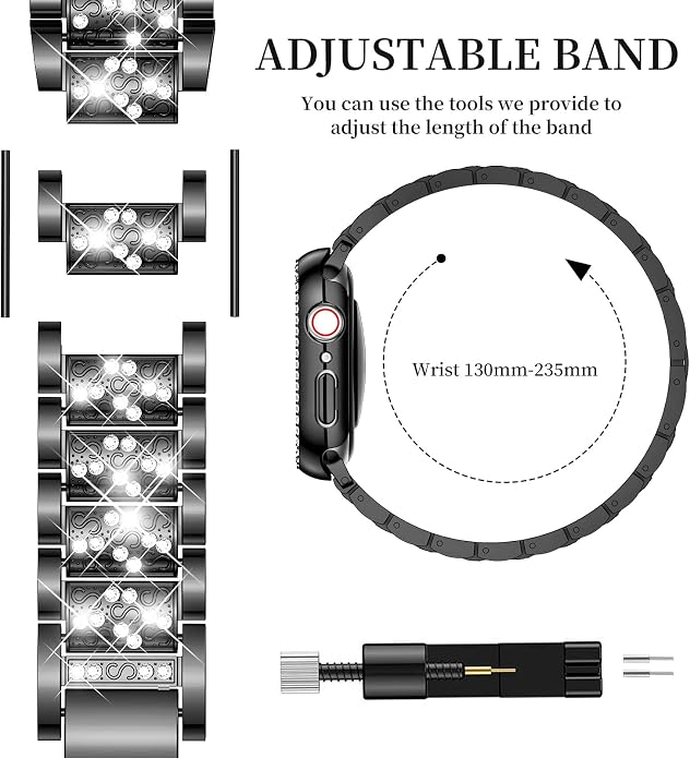 Mosonio Compatible with Apple Watch Band 38mm 40mm 41mm 42mm 44mm 45mm 46mm - Image 5