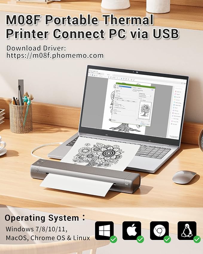 Phomemo Inkless Portable Printer - Image 3