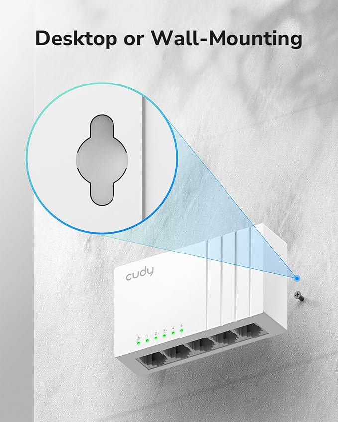 Cudy GS105U 5 Port Gigabit Ethernet Switch - Image 8