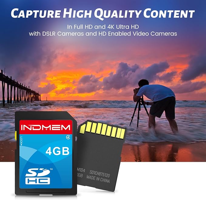SD Card 4GB, 8 Packs Class 4 4GB Flash Memory Card MLC Standard Secure Digital - Image 4