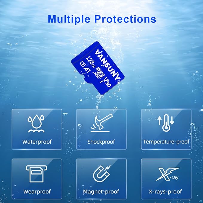 Vansuny Micro SD Card 128GB 5 Pack microSDXC Memory Cards - Image 7