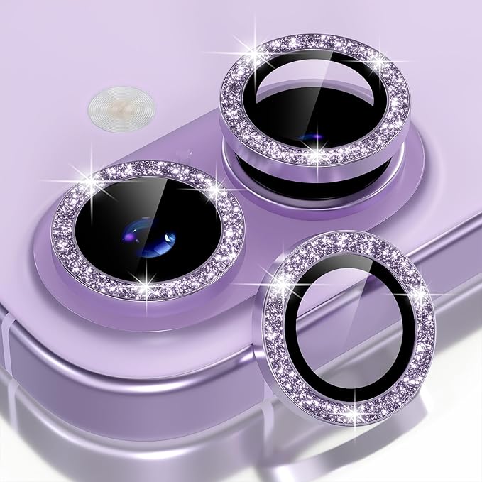 Choiche Compatible for iPhone 17 Camera Lens Protector Bling, 9H Tempered Glass by Choiche