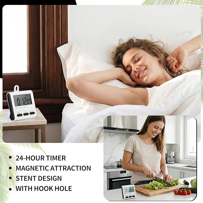 Mudder 12 Pack Digital Kitchen Timer - Image 5