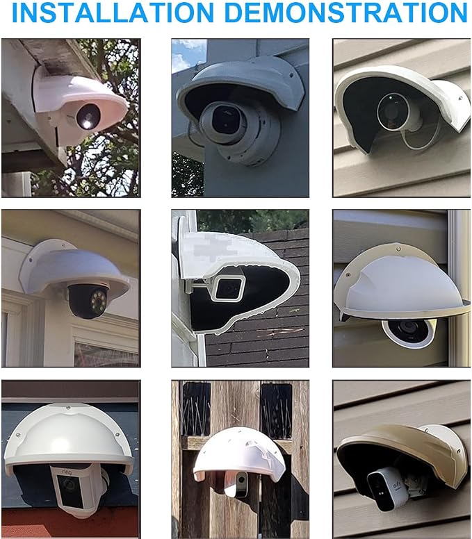 Universal Security Camera Sun Rain Cover Shield - Image 5