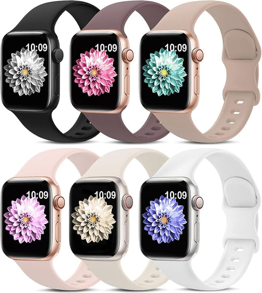 6 Pack Sport Bands Compatible by AMSKY