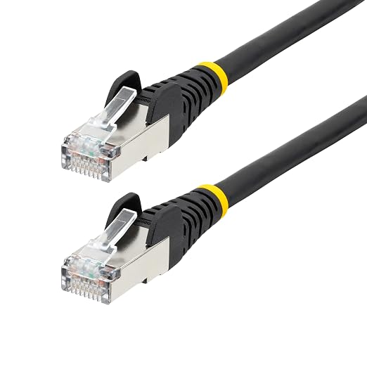 StarTech.com 100ft Black CAT6a Ethernet Cable, Snagless RJ45, 100W PoE++ by StarTech