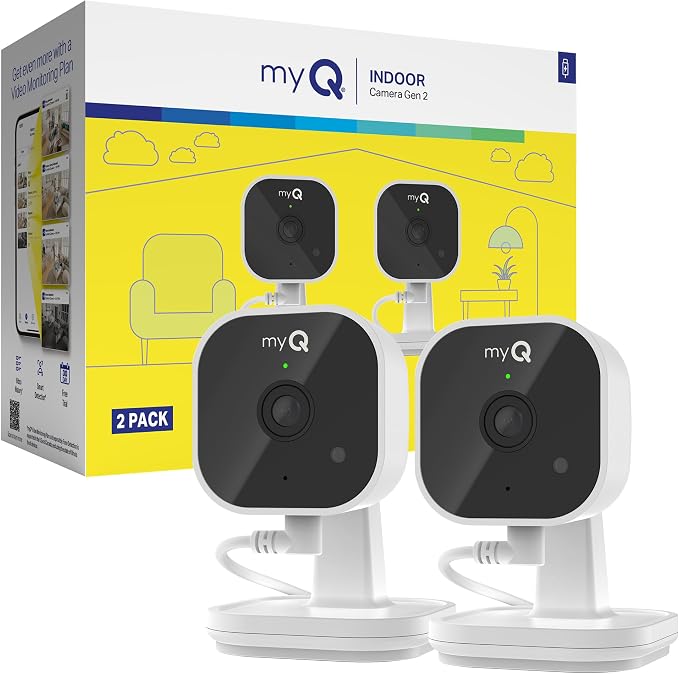 myQ Indoor Plug-in Security Camera Gen 2 – 2K Smart Wi-Fi Camera by Chamberlain%7CmyQ