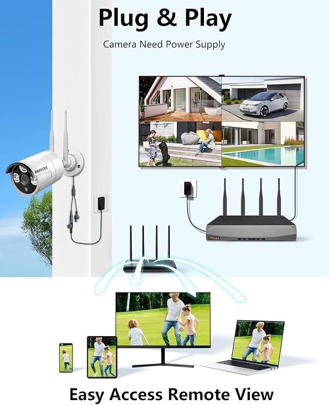 Wireless Security Camera System, 16CH WiFi NVR - Image 9