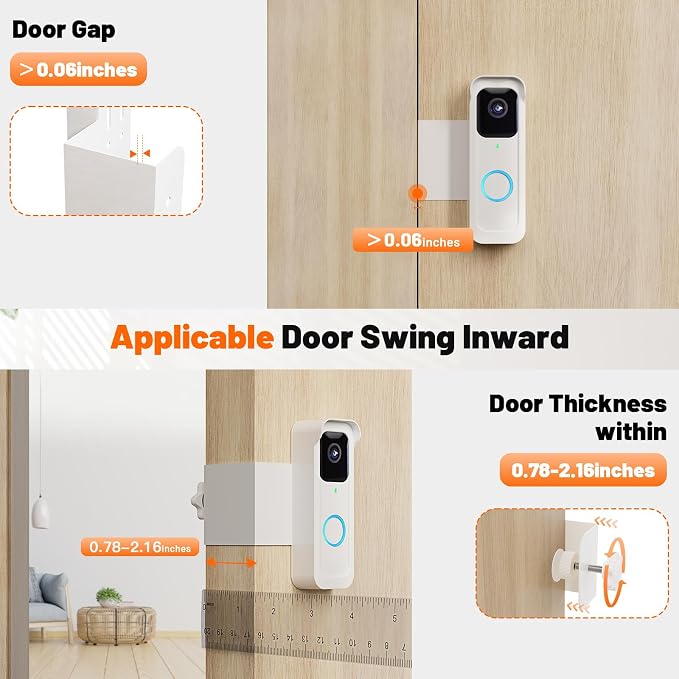 Blink Doorbell Mount, Anti-Theft Camera Mount Bracket - Image 3