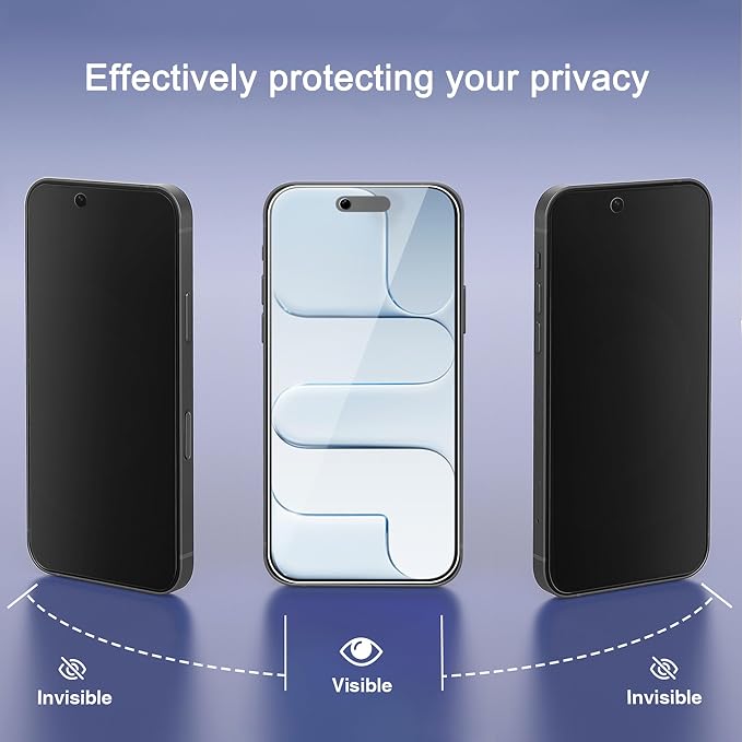 Ailun 3Pack for iPhone Air /17 Air Privacy Screen Protector+3Pack Camera Lens - Image 2