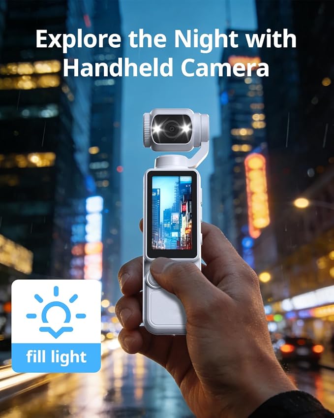 Portable Video Recorder with 180° Rotating Lens, Vlogging Camera, Pocket Body - Image 7