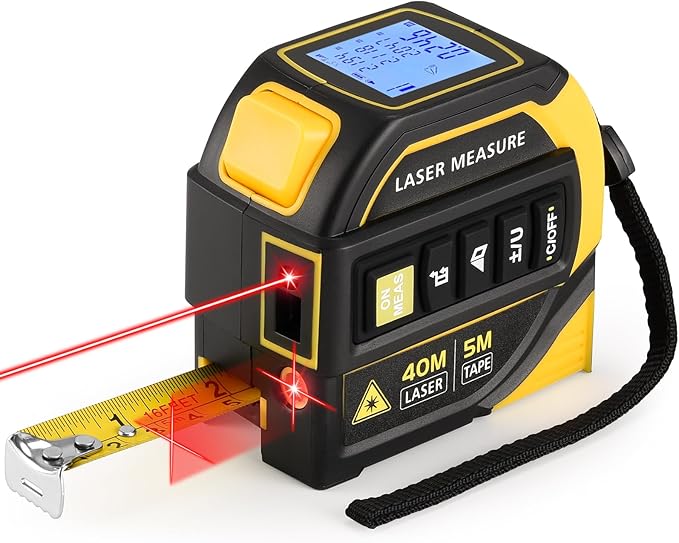 4-in-1 Laser Tape Measure by Unknown