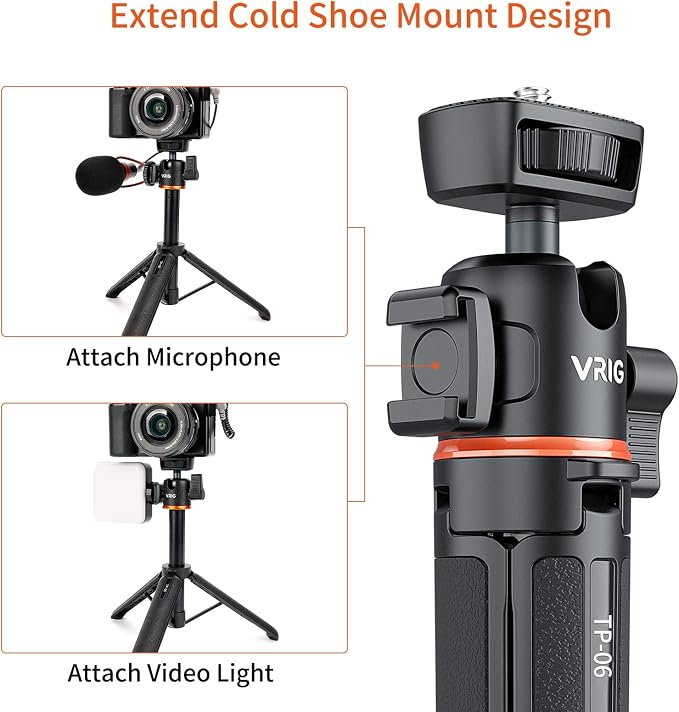 VRIG 21.6" Extension Pole Tripod - Image 6