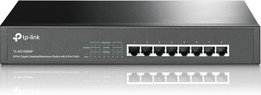 TP-Link 8 Port Gigabit PoE Switch | 8 PoE+ Ports @126W | Plug & Play | Limited by TP-Link