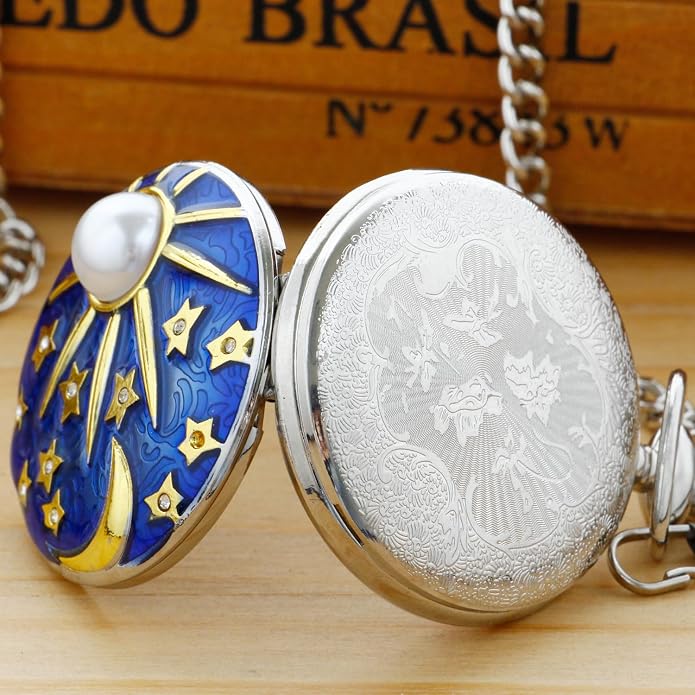 Men's Pocket Watch, Arabic Digital Dial Pocket Watches - Image 6