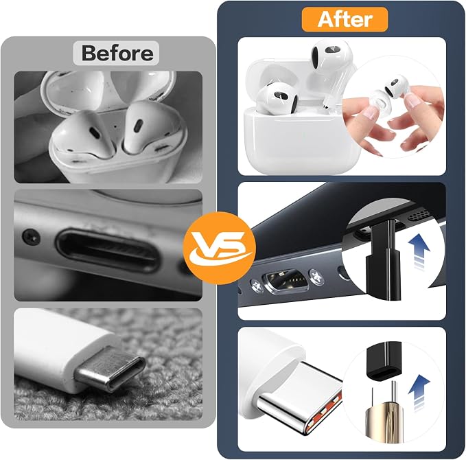 34-in-1 for iPhone Cleaning Kit, Sunoyar Airpods Cleaning Kit Multi-Functional - Image 3