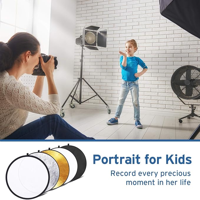 Etekcity 24" 5-in-1 Photography Reflector, Collapsible - Image 5