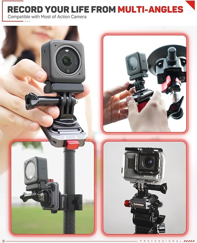 IFOOTAGE Q38-RSMINI Quick Plate, Tripod Quick Release System, Camera Screw - Image 6