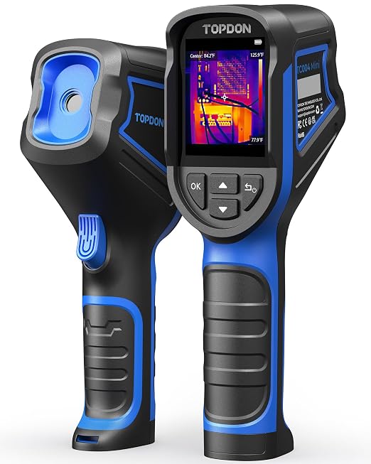 TOPDON TC004 Mini Thermal Imaging Camera, 240 x 240 TISR Resolution, 15-Hour by TOPDON