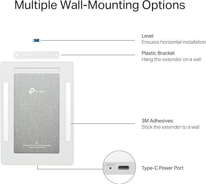 TP-Link AX3000 Wall-Mounted Wi-Fi 6 Range Extender Archer Air E5 | Ultra-Thin & - Image 7