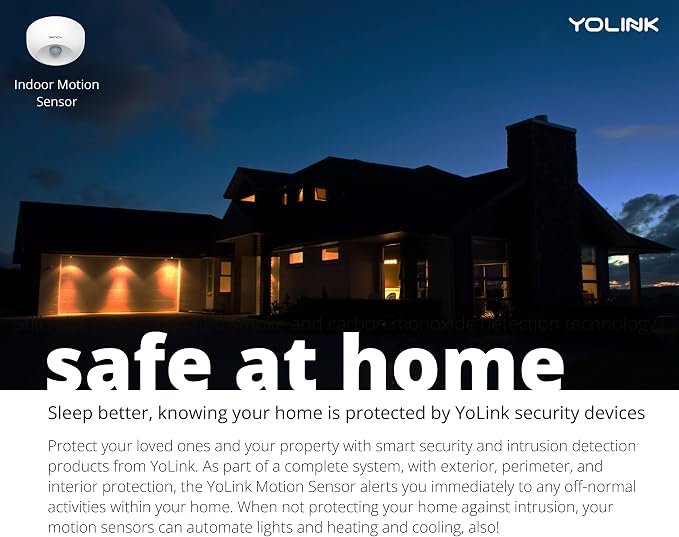 YoLink SpeakerHub & One Motion Sensor Smart Home and Security Kit – Audio Hub - Image 5