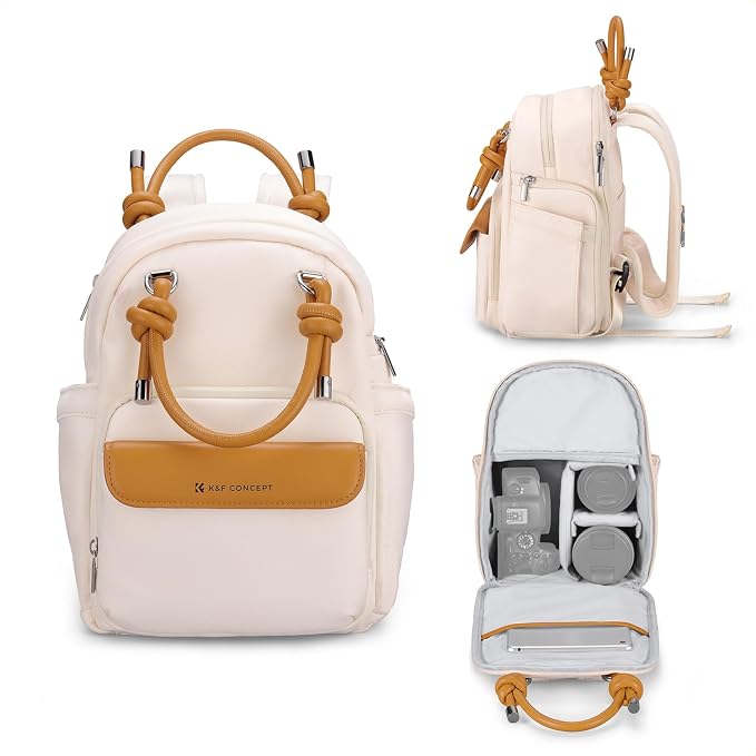 K&F CONCEPT Camera Backpack, DSLR/SLR Small Camera Bags by KFCONCEPT