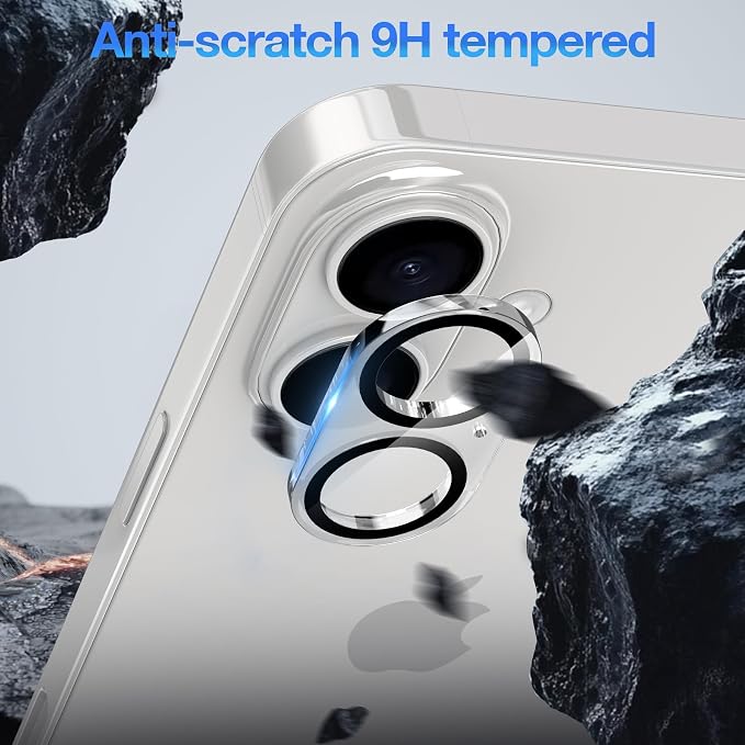 WHPXJY 2025 New Upgrade for 3 pack iPhone 17 Camera Lens Protector-Tempered - Image 3