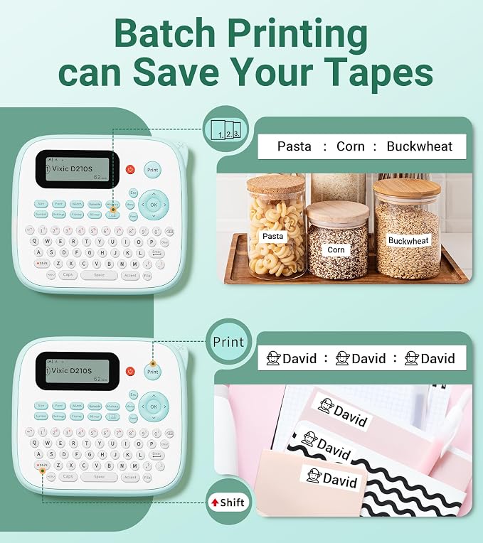 Vixic Label Maker, D210S Label Maker Machine - Image 7
