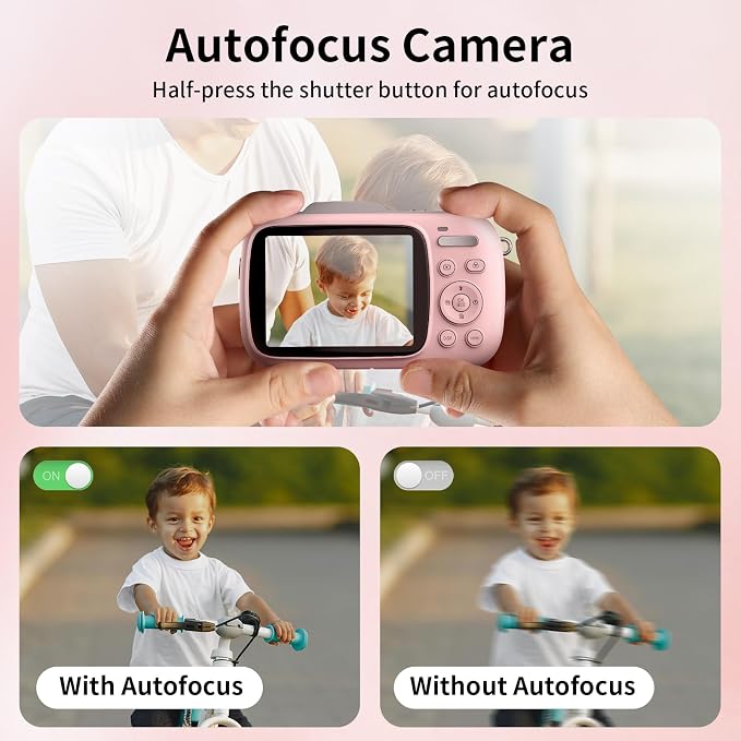 WellTone Digital Camera Kids 4K Video 64MP Photography Cameras, Compact 18X - Image 3