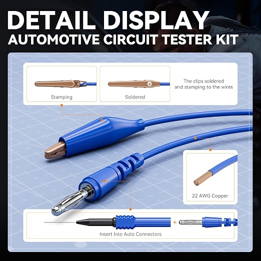 VDIAGTOOL V200 PRO Upgrade Kit Automotive Power Circuit Probe Tester - Image 8