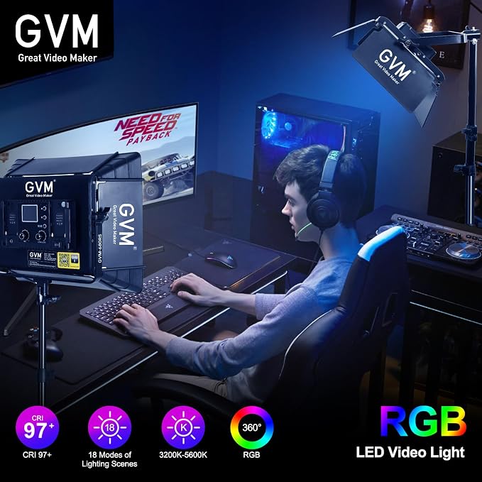 GVM RGB Photography Lighting Kits - Image 5