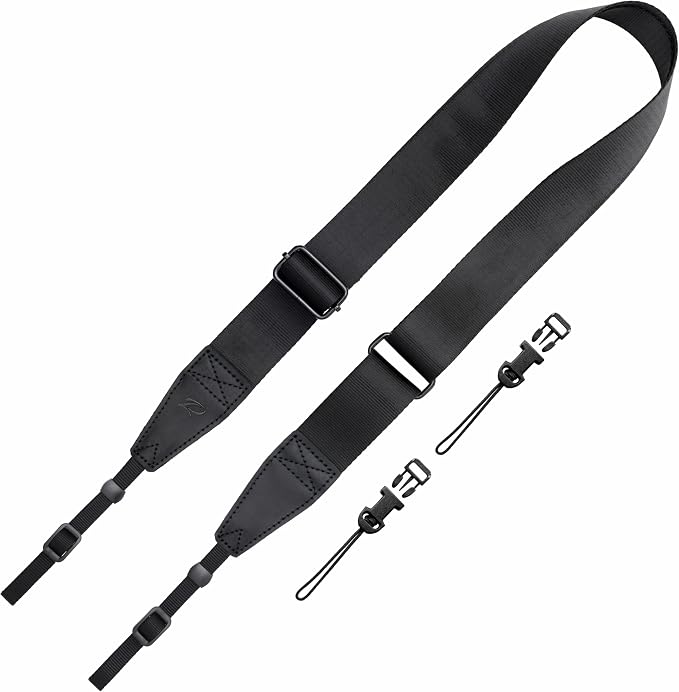 Padwa Lifestyle Black Adjustable Camera Strap - Image 7
