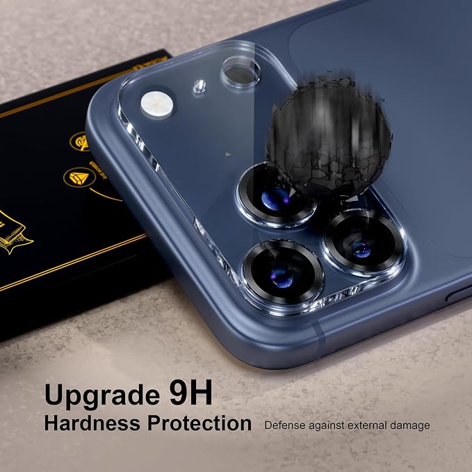 for 6 Pack iPhone 17 Pro Max Camera Lens Protector 9H Tempered Glass Camera - Image 3