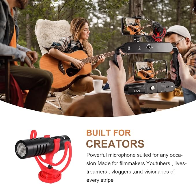GVM Gimbal Stabilizer Phone Video Light Kit - Image 3