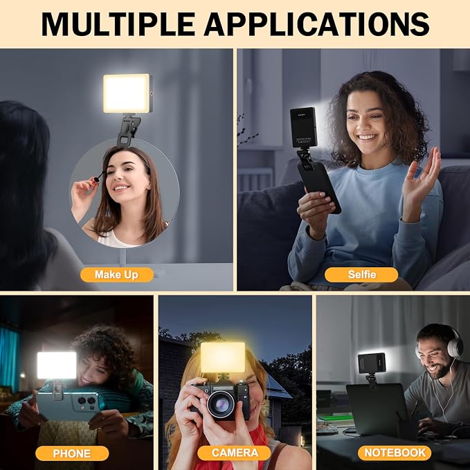 120 LED Selfie Light for iPhone, Portable Phone Light - 5000mAh Rechargeable - Image 2