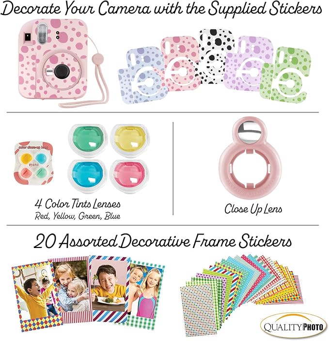 Fujifilm Instax Mini 12 Instant Camera + 60 Photo Prints + Quality Photo Value - Image 6
