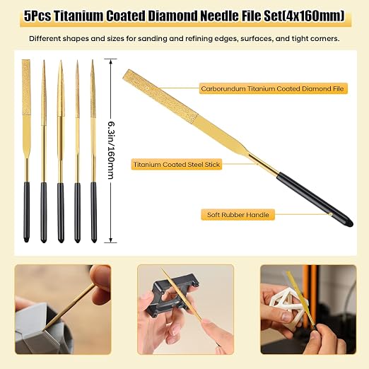 3D Printer Tool Kit, Premium Black & Gold 40-Piece 3D Printing Tool Set - Image 5