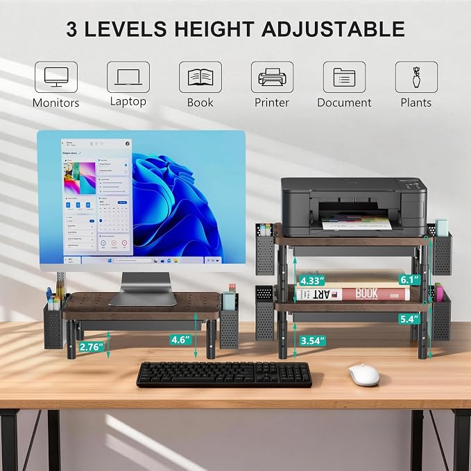 WALI Plastic Computer Monitor Stand - Image 3