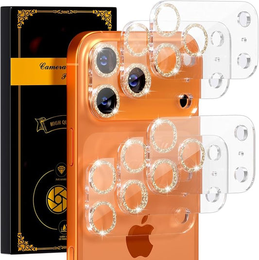 for 6 Pack iPhone 17 Pro Camera Lens Protector 9H Tempered Glass Camera Screen by Beuxece