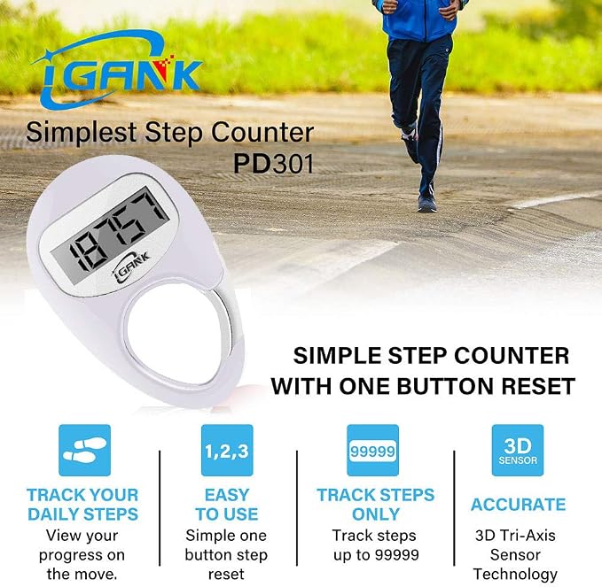 Simple Walking Pedometer 3D Step Counter - Image 2