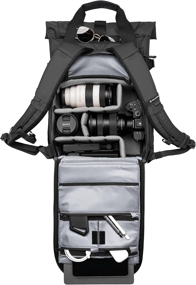 WANDRD PRVKE Rolltop 15L V4 Photography Bundle – Compact Travel Camera Backpack - Image 3