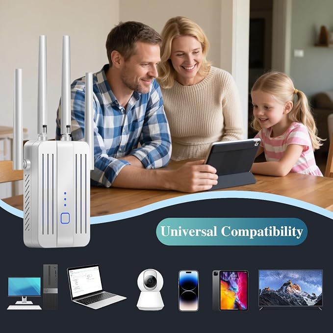 WiFi Extender Signal Booster for Home: 2026 Internet Repeater Long Range Up to - Image 8