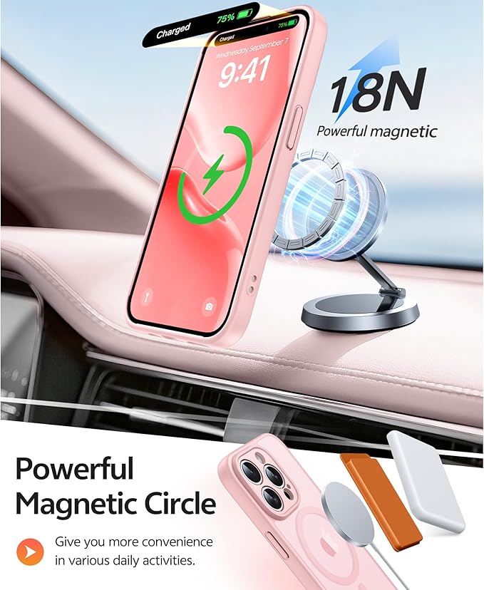 FNTCASE for iPhone 14 Pro Case: Translucent Matte Cases - Image 3