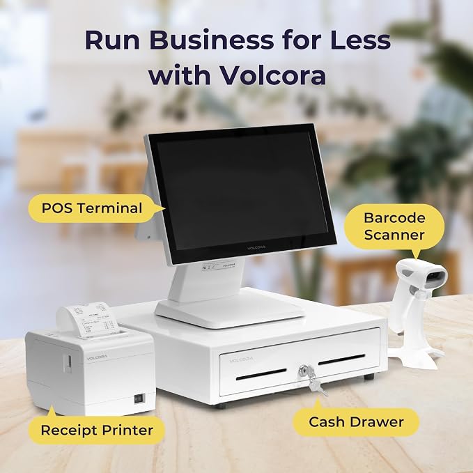Volcora Thermal Receipt Printer, 80mm POS Printer w/Auto Cutter, USB/WiFi - Image 6